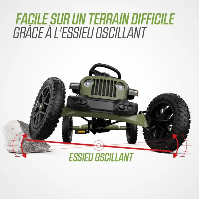 Kart à pédale Jeep® Buddy Wrangler-3