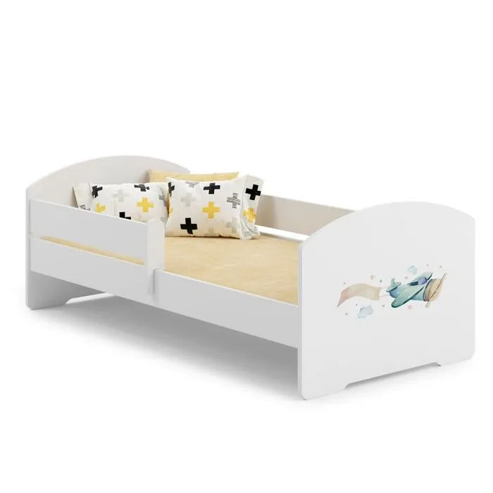 1001Jouets - 5903641555074 - Lit enfant 160x80 AVION avec matelas-0