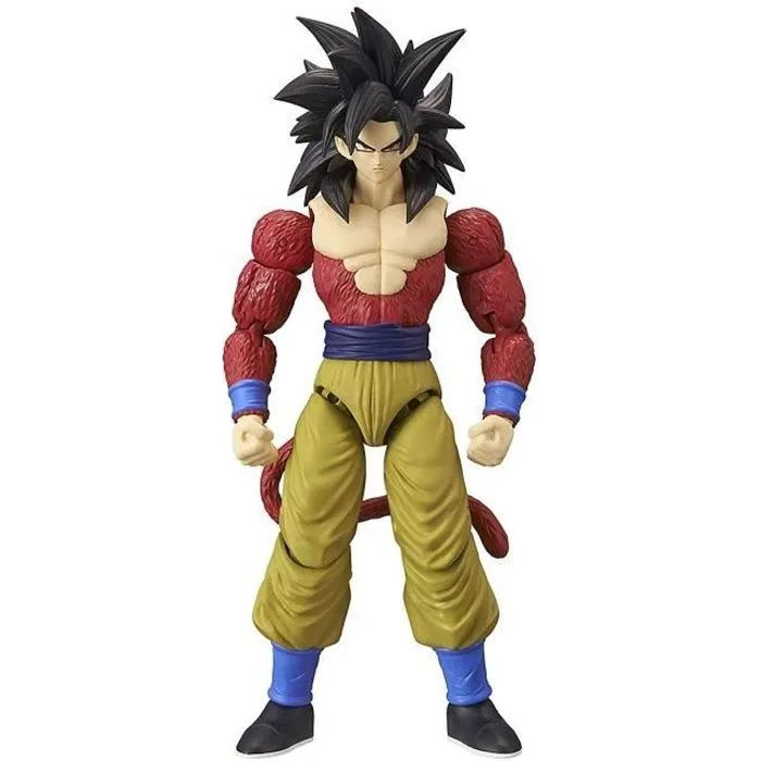 Figurine Dragon Ball 17cm - BANDAI - Super Saiyan 4 Goku - Collection Dragon Stars-0