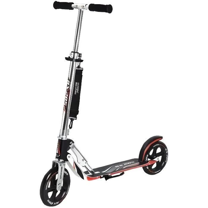 Trottinette - HUDORA - RX-PRO 205 - Aluminium - Roues 205 mm - Noir et Rouge-0