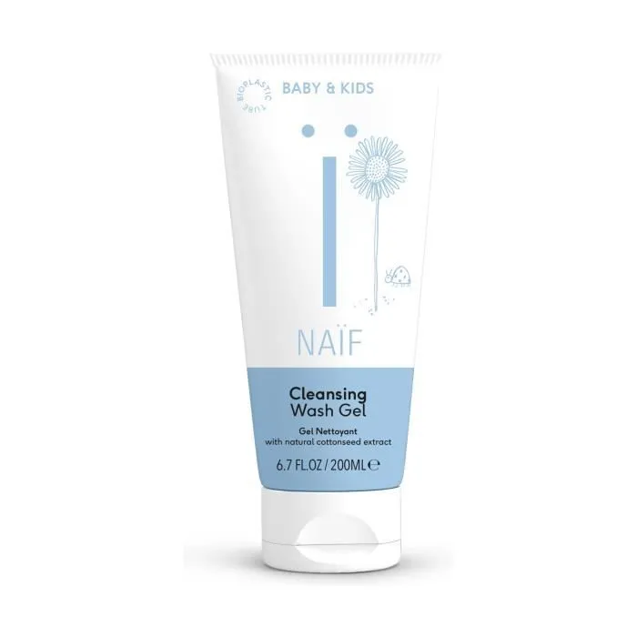 Gel Lavant - Naïf - Baby & Kids - 200ml - Sans Parabène - Peau Sensible-0