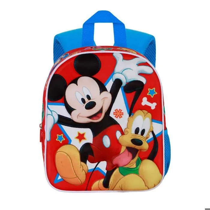 Sac à Dos 3D Elite - Disney Mickey Mouse Star - Multicolore - Taille Unique-1
