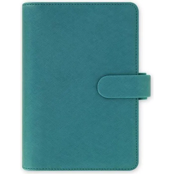 FILOFAX Agenda organiseur Saffiano - Vert d'eau-0