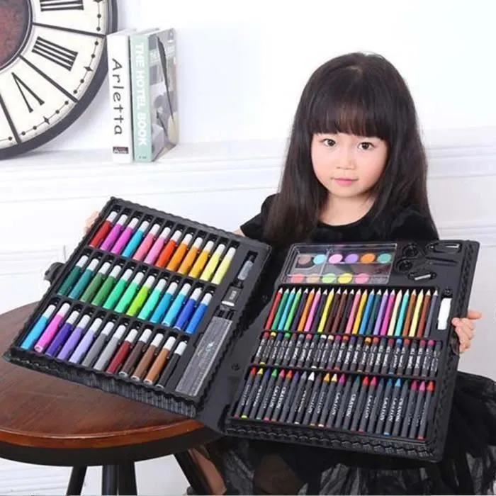 Kit de dessin - Multicolore - 150 pièces - Matériaux écologiques - Pour enfants à partir de 3 ans - Mixte-3