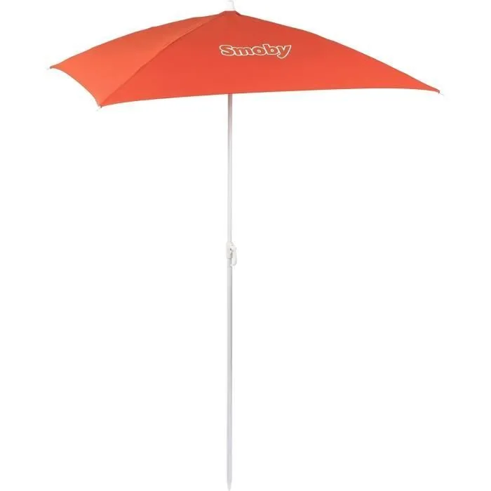 Smoby - Parasol pour tables pique-nique - 80 x 90 cm - Rouge-0