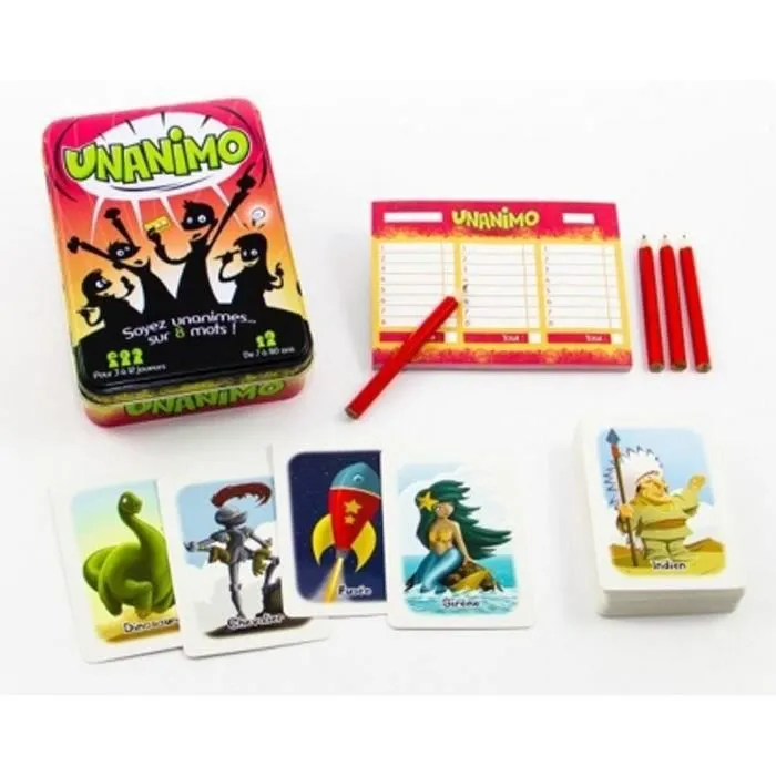 Cocktail Games - Unanimo - Jeu de société - À partir de 7 ans - 3 à 12 joueurs - 45 minutes-2