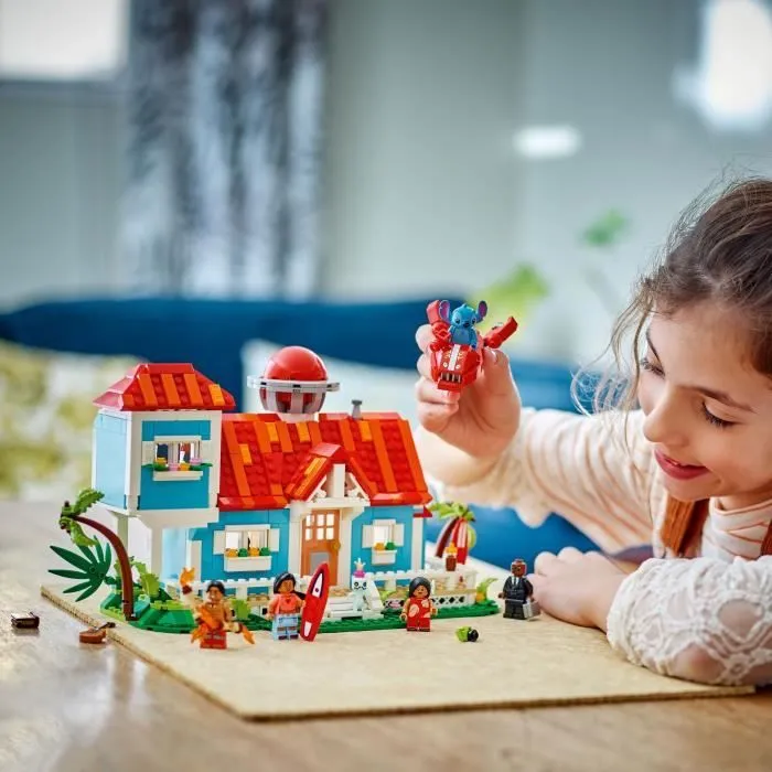 LEGO® Disney La Maison sur la Plage de Lilo et Stitch, Jeu de Construction pour les Enfants et les Fans 43268-4