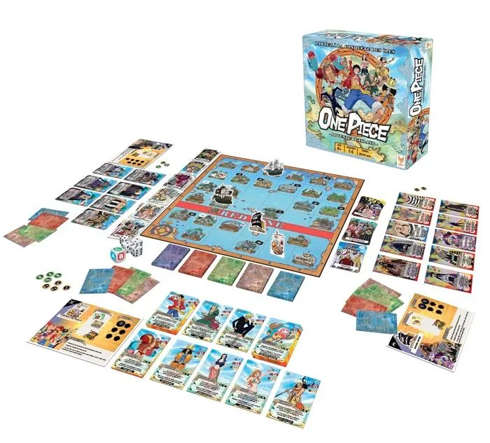 Jeu de société stratégie One Piece - TOPI GAMES - 90 pièces - 2 modes de jeu - Cartes Haki-2