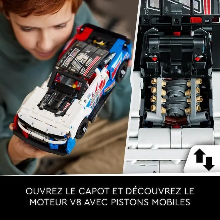 LEGO® Technic 42153 Chevrolet Camaro ZL1 NASCAR Next Gen, Maquette de Voiture de Sport-4