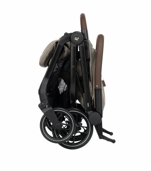 MAXI-COSI Poussette ultra-compacte SOHO, de la naissance à 4 ans (22kg), pliage compact d’une main, Twillic Truffle-3