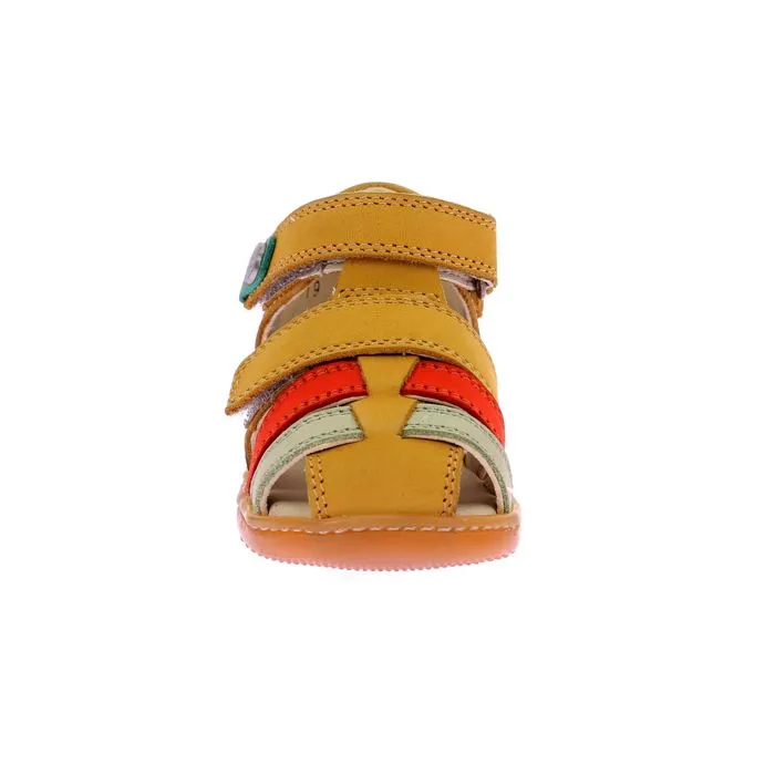 Sandales - KICKERS - Kick Pod - Jaune - Cuir - Enfant Garçon-4