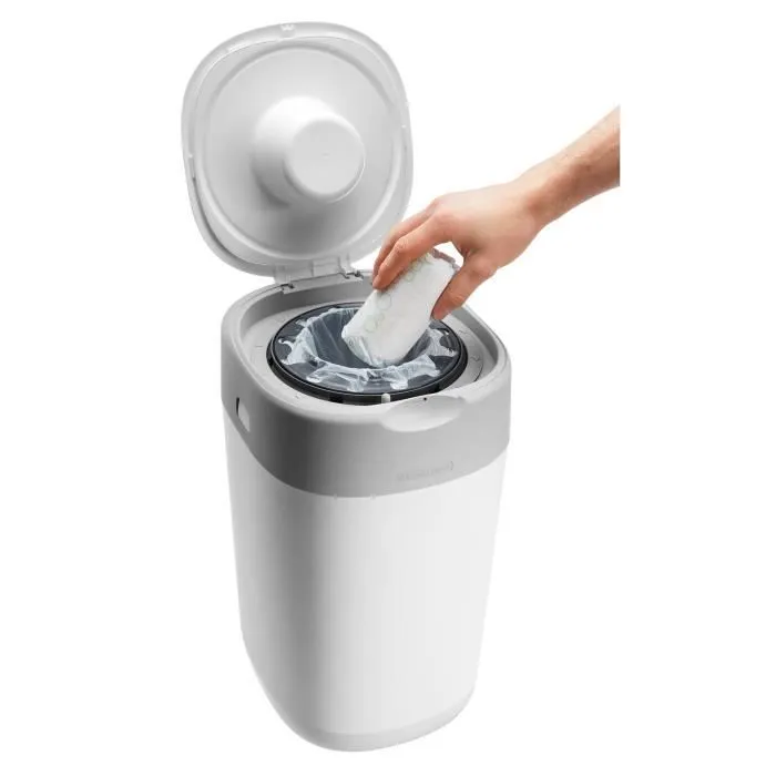 Tommee Tippee Poubelle à Couches Twist & Click Sangenic TEC, Contient Jusqu’à 30 Couches, Protection Anti-Odeur et Anti-Germe-1