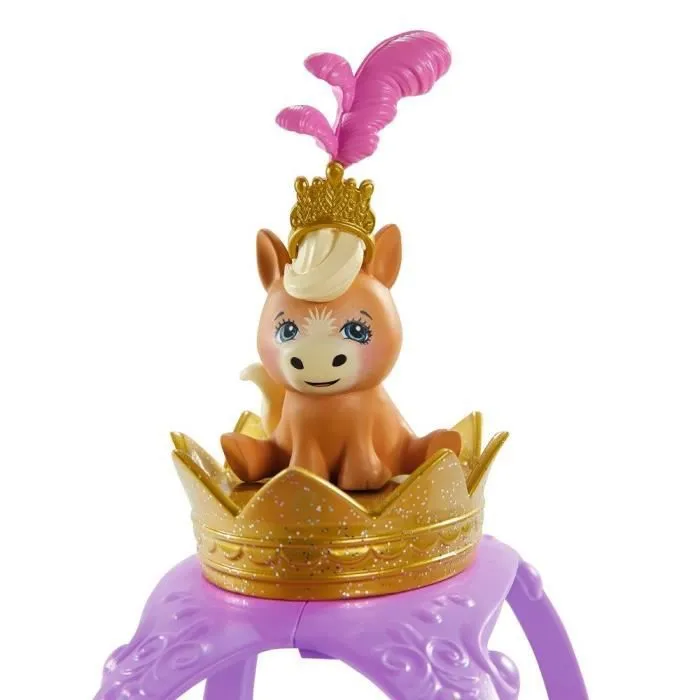 Enchantimals - Carrosse Royal avec Peola Poney - Roues dorées - Dès 4 ans-4
