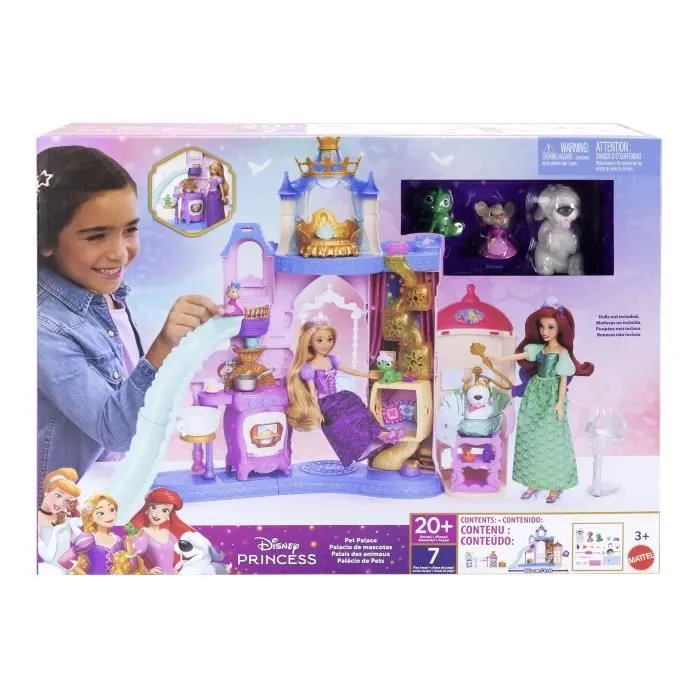 Disney Princess - Coffret Le Palais des Animaux - 7 espaces de jeu - Disney Princess - JBF96-0