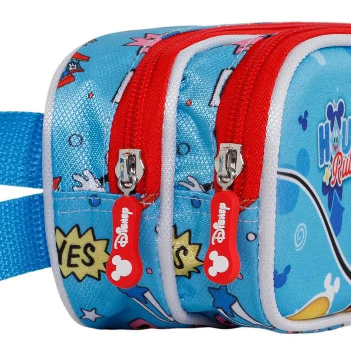 Trousse Double 3D - Disney Mickey Mouse House - Bleu - Taille Unique-4