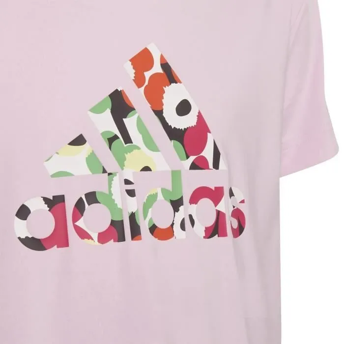 T-SHIRT - ADIDAS - MMK TEE - Fille - Rose - Manches courtes-2