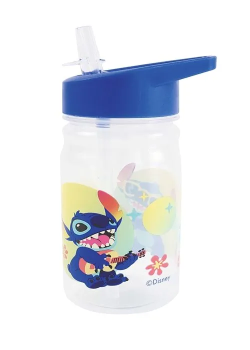 DISNEY LILO ET STITCH - Gourde transparente à bec 380 mL-0