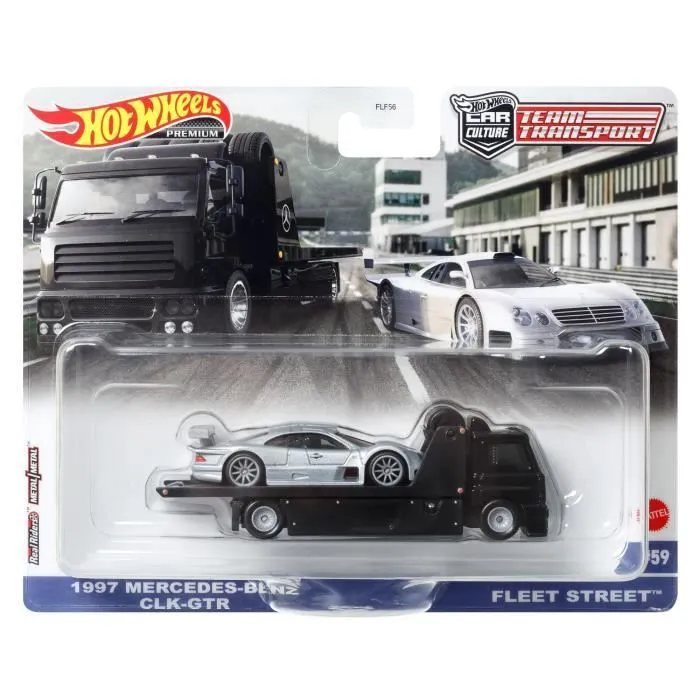 Hot Wheels - Véhicule et Transporteur (modèle aléatoire) - Camion / Petite voiture - Dès 3 ans FLF56-4
