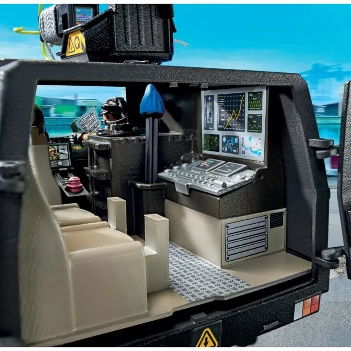 PLAYMOBIL 71144 Véhicule d'intervention des forces spéciales, Les policiers, City Action, Unité d'élite, 73 pièces, Dès 5 ans-5