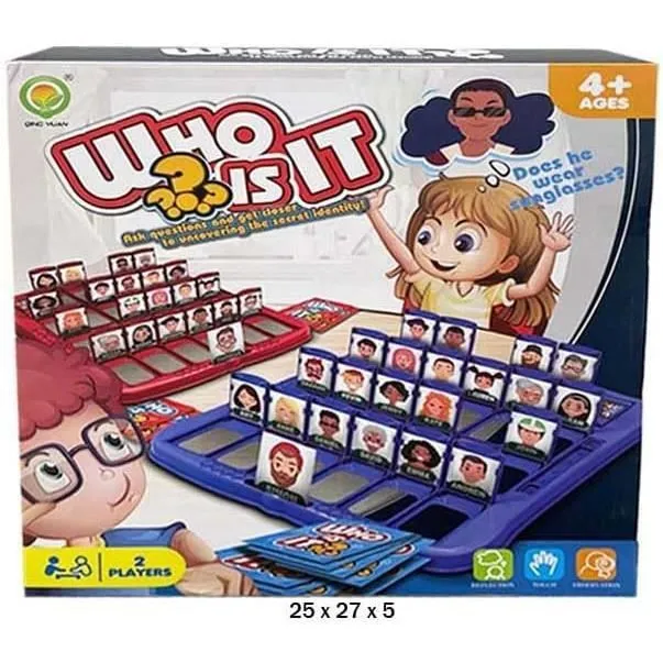Qui est-ce - Jeu de société en famille - Who is it-0