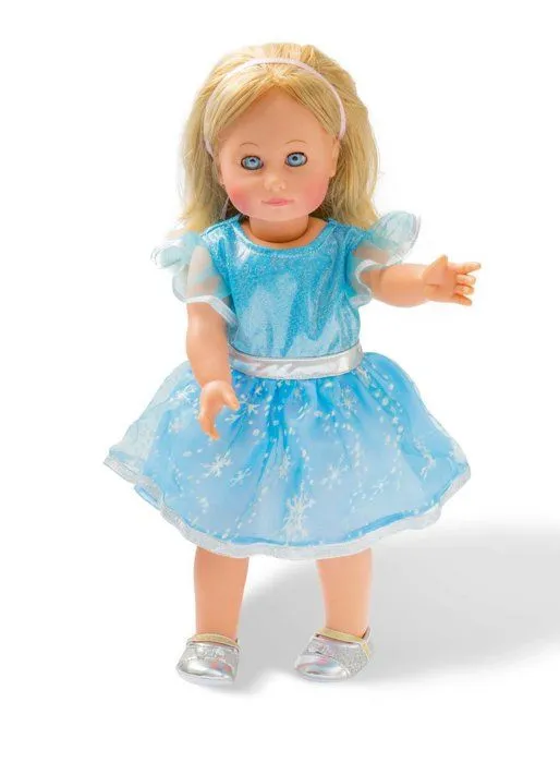 Vetement - accessoire poupee Heless - 1720 - Robe de poupee Princesse de Glace Taille 28-35 cm, 10087863, Bleu, 28-35-3