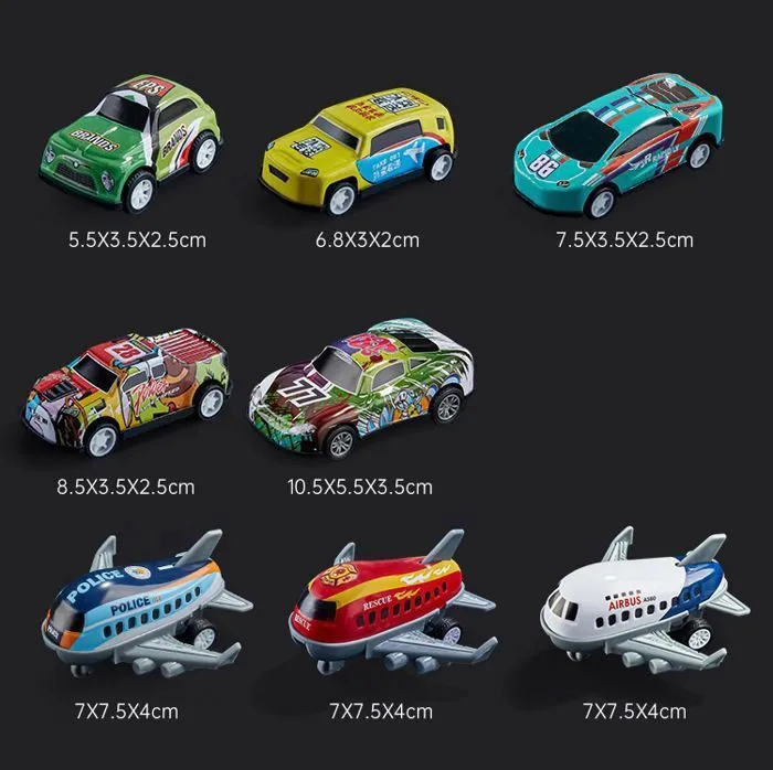 Jouet pour Enfants 3 4 5 6 7 ans,Lot de 40 Mini voiture et Tapis de jeu de Circulation pour Enfant Garcon,51.18 "x 39.37"-5