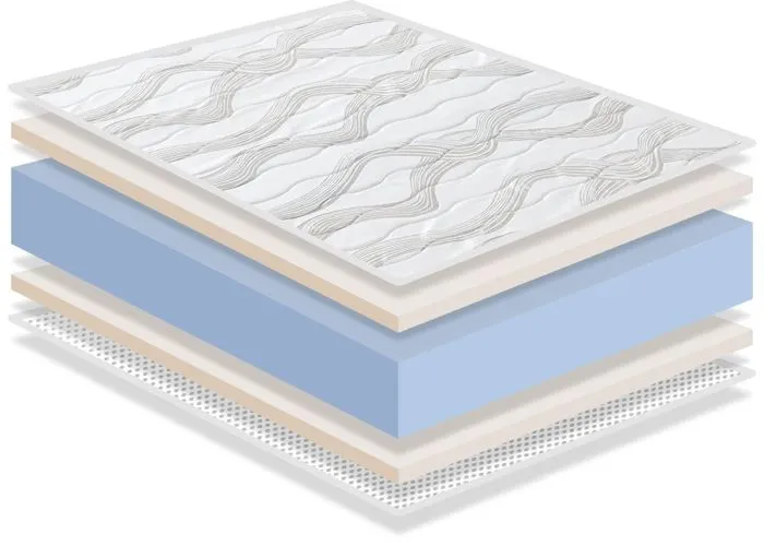 Pack Matelas 90X190 LIT ENFANTS h14 CM ERGO CONFORT + 1 oreiller junior 90x35 cm + 1 Protège matelas 90x190 cm-2