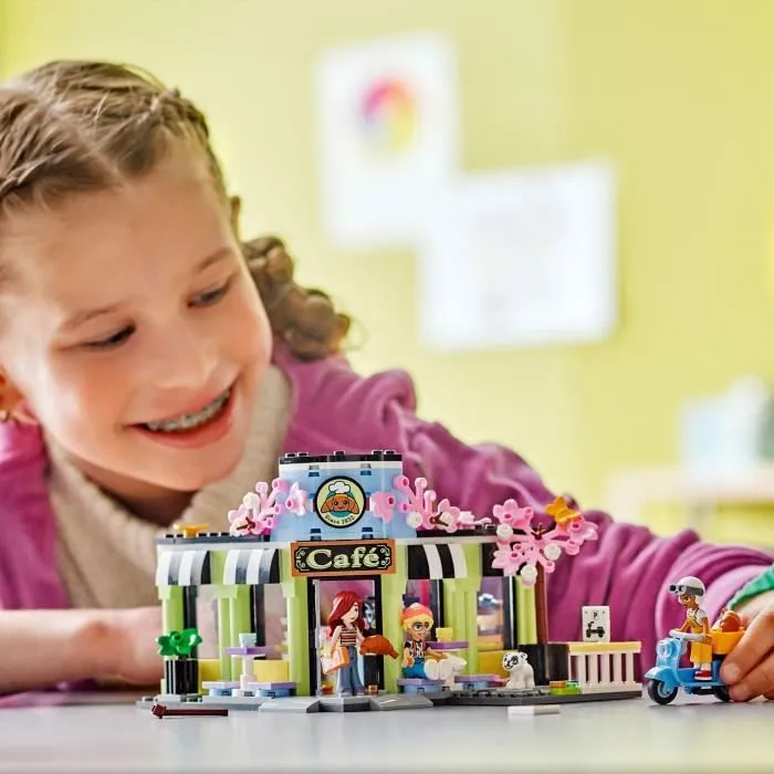LEGO® Friends 42618 Le café de Heartlake City - Accessoires cuisine enfant, sociabilité-4