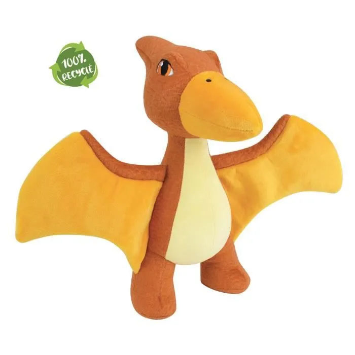 Pteranodon +--40 cm, Peluche Dinosaure 100% recyclée issue de bouteilles plastiques (existe aussi en peluche T-Rex)-0