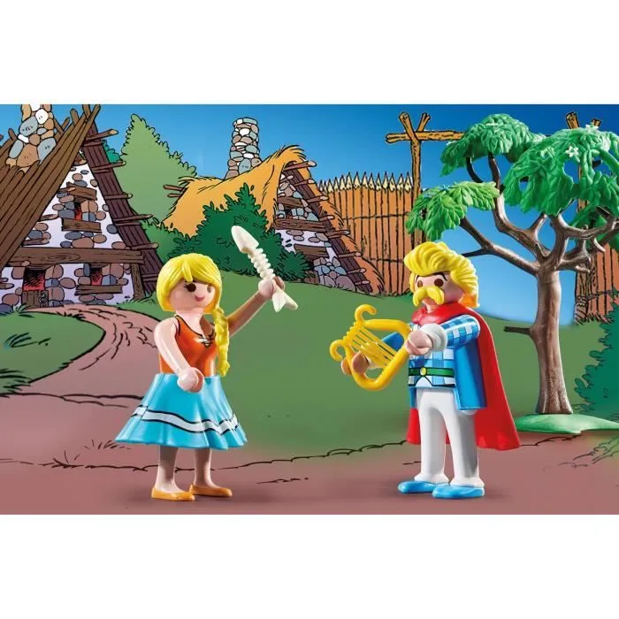 PLAYMOBIL 71827 Le banquet du village et personnage, Astérix, Personnages de la BD Astérix, 159 pièces, Dès 5 ans-4