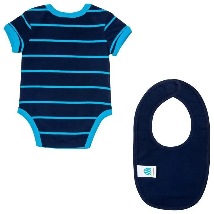 Body bavoir bébé garçon OM - Collection officielle Olympique de Marseille-3