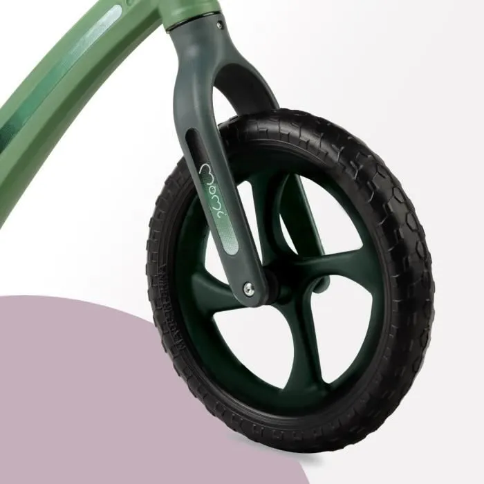 Vélo bébé draisienne MoMi MIZO - sans pédales - 12" roues - style sportif - Vert-2