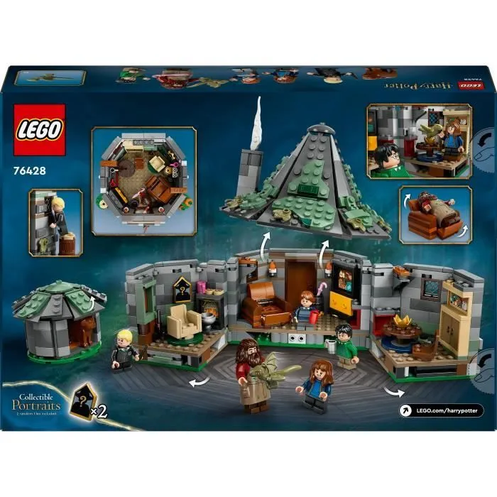 LEGO Harry Potter 76428 La Cabane de Hagrid : une Visite Inattendue, Jouet Fantastique-5