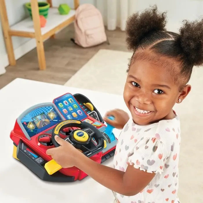 Simulateur de conduite pour enfant - VTECH Super Console Turbo Pilote - Écran couleur et 20 jeux inclus-5