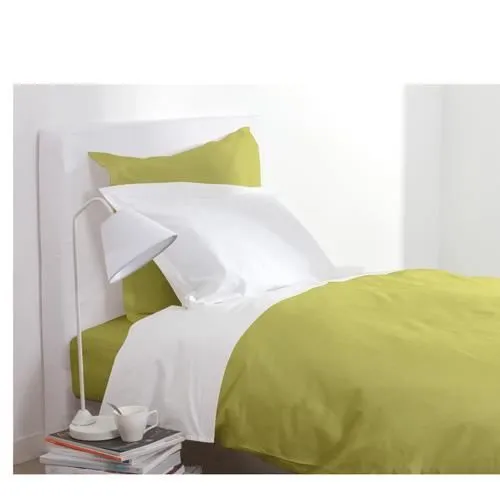 Housse de couette - ATMOSPHERA - Anis - 100% Coton - 140 x 200 cm - Vert-0