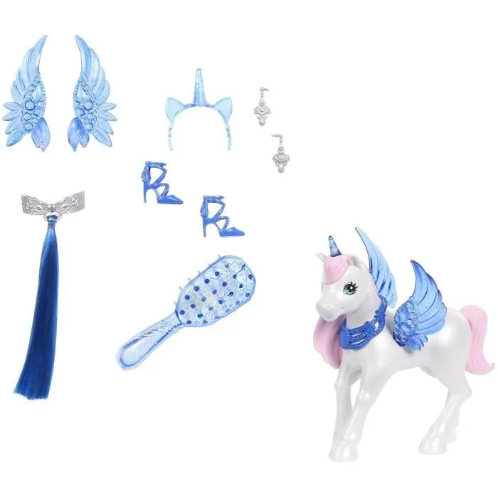 Barbie Princesse Saphir - Licorne Poupée - 65 ans de Barbie Mattel HRR16-1