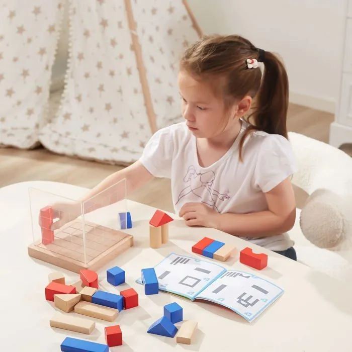 Jeu d'assemblage - jeu de construction - jeu de manipulation Viga - 44659 - Toys - 3D Block Building Game-3