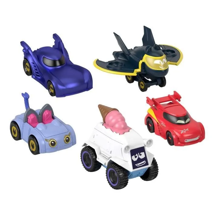Fisher-Price-Assortiment de Véhicules Batwheels-5 véhicules (1/55) HML20-1