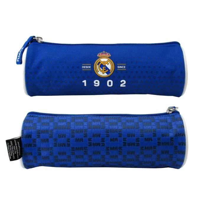 Trousse scolaire - Real Madrid - Polyester - Zippée - Mixte - Bleu-2