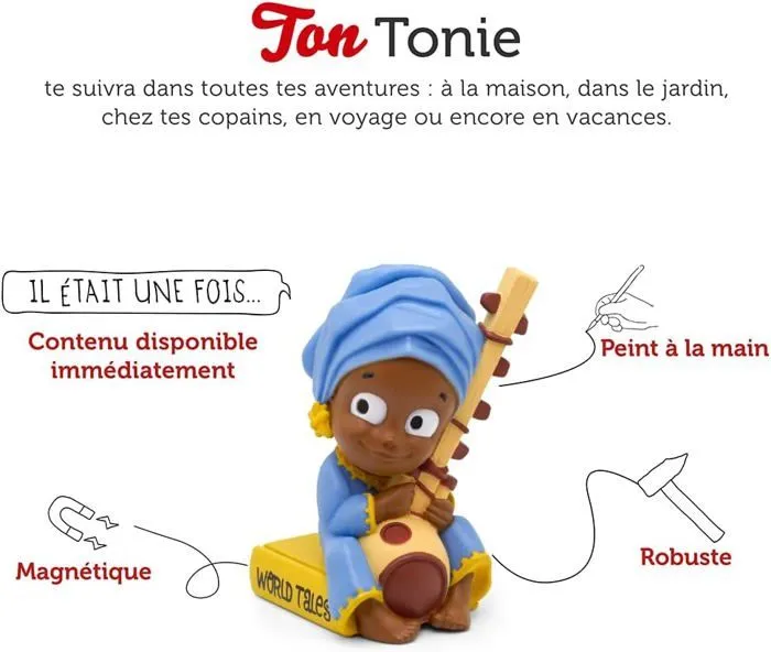 tonies - Figurine Tonie - Contes du monde - Contes d'Afrique de l'Ouest - Figurine Audio pour Toniebox-1
