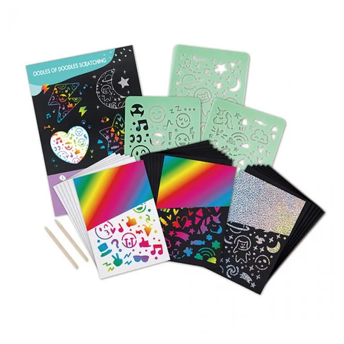 Hape Toys - Coffret artistique tableaux à gratter - HAPE-0