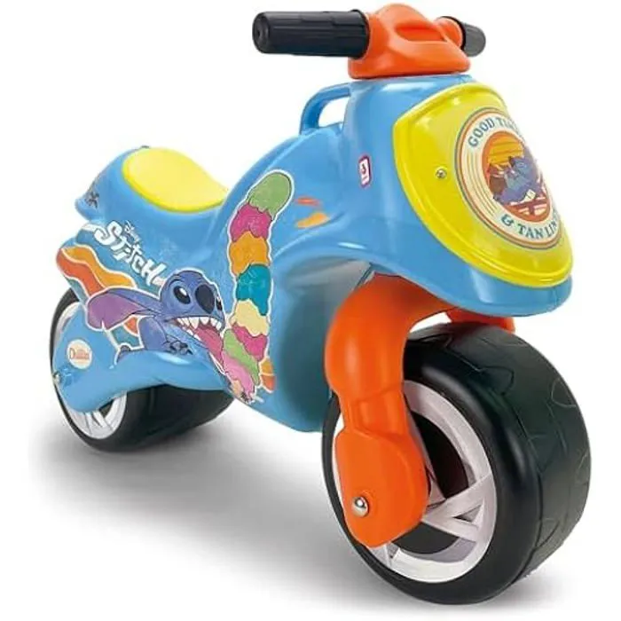 INJUSA Neox Stitch Moto sans pédales pour Enfants de 18 Mois à 3 Ans avec décoration permanente de Stitch, Roues en Plastique et-0