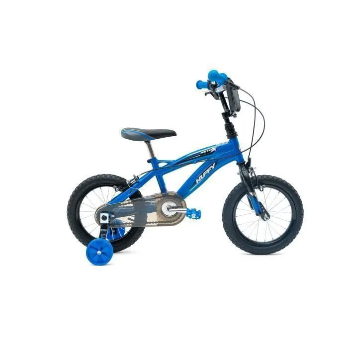 Vélo enfant Huffy Moto X - Bleu - 14 pouces - Pour garçon de 4 à 6 ans - Vélo de ville - loisir - Pneus robustes-1
