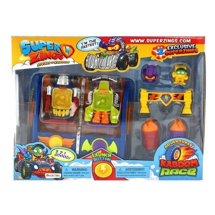 Kaboom Superzings Race- ACCESSOIRE CARTE A COLLECTIONNER-0