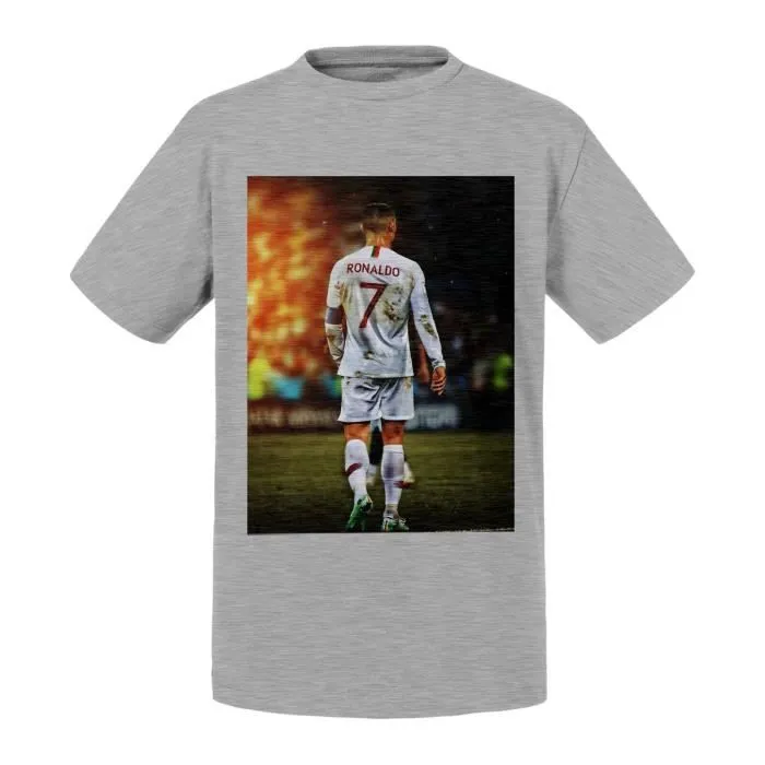 T-shirt Enfant - FABULOUS - Cristiano Ronaldo CR7 - Bleu - Manches courtes - Lavable 60°-0