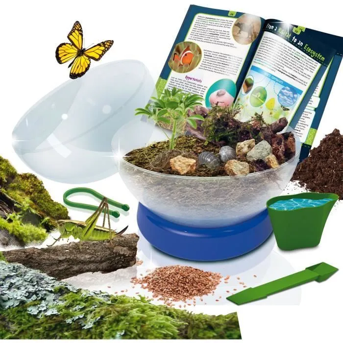 Écosystème interactif - LISCIANI - I'm a Genius - Habitat & écosystèmes - Reproduire habitats naturels - Manuel illustré-1