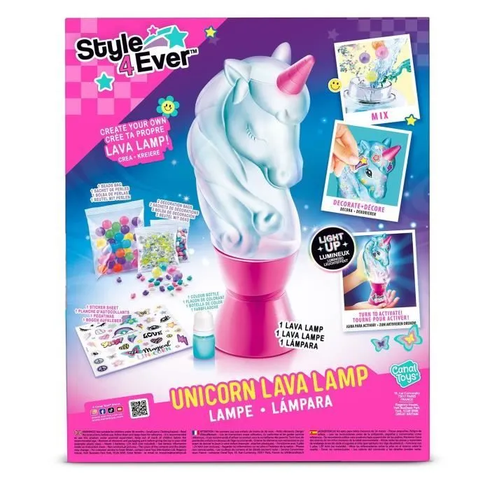 Canal Toys - Style For Ever - Lava Lampe Licorne - OFG 297-5