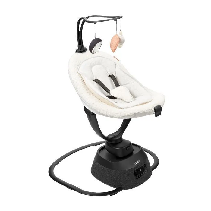 Babymoov Balancelle Bebe Electrique Swoon Evolution  - Berceuses et Arche de jeux intégrées-0