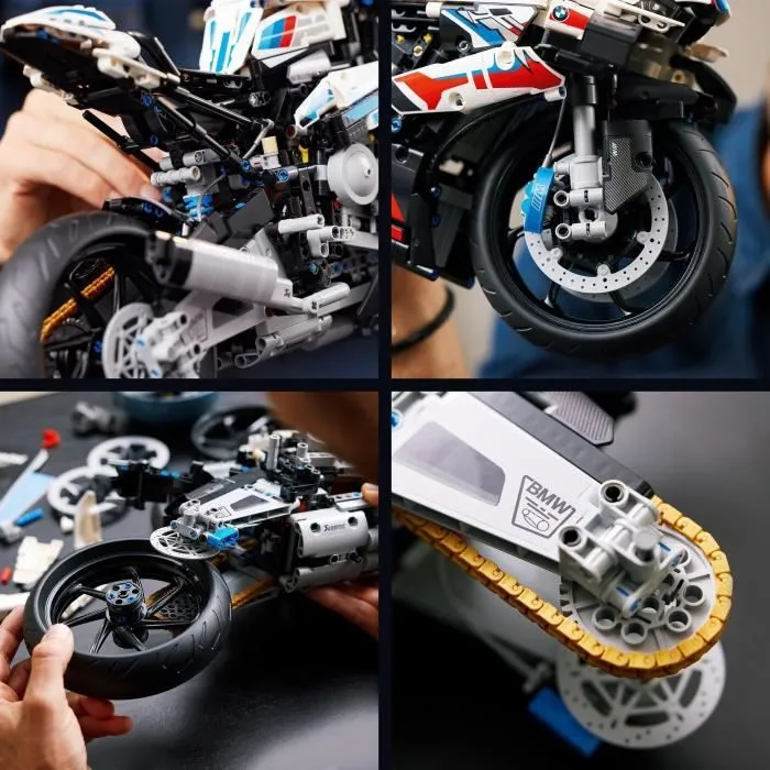 LEGO® Technic 42130 BMW M 1000 RR, Construction Moto BMW, Maquette Moto GP, Échelle 1:5, Cadeau Motard, pour Adultes-2