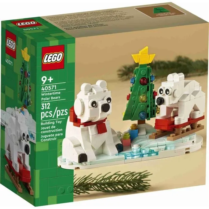 Jouet - LEGO - Les ours blancs en hiver - 312 pièces - Décoration de Noël-0